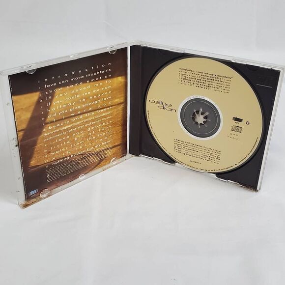 Celine Dion CD 1992 Self-Titled Album Epic Records Beauty and the Beast - Picture 2 of 4
